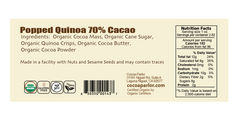 Popped Quinoa 70% Cacao